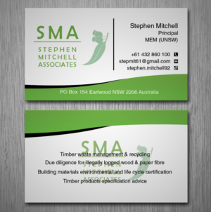 Design de Carte de Visite par Lanka Ama pour Stephen Mitchell Associates | Design : #7675309