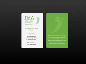 Business Card Design by Creations Box 2015 for Stephen Mitchell Associates | Design: #7687169