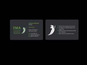 Design de Carte de Visite par Creations Box 2015 pour Stephen Mitchell Associates | Design : #7687171