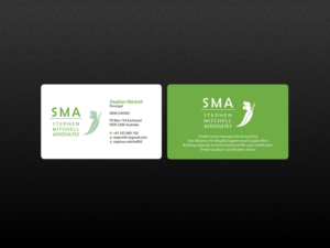 Business Card Design by Creations Box 2015 for Stephen Mitchell Associates | Design: #7687180