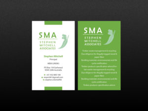 Business Card Design by Creations Box 2015 for Stephen Mitchell Associates | Design: #7687181