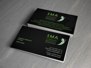 Design de Carte de Visite par Creations Box 2015 pour Stephen Mitchell Associates | Design : #7687182