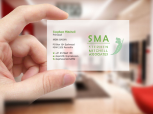Business Card Design by Creations Box 2015 for Stephen Mitchell Associates | Design: #7687184