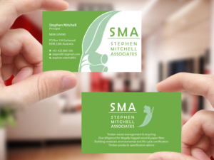 Business Card Design by Creations Box 2015 for Stephen Mitchell Associates | Design: #7687185