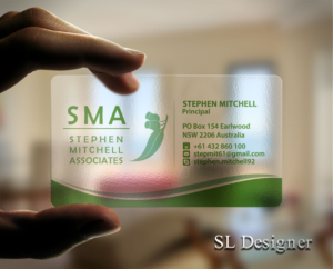 Design de Carte de Visite par SL Designer pour Stephen Mitchell Associates | Design : #7671022