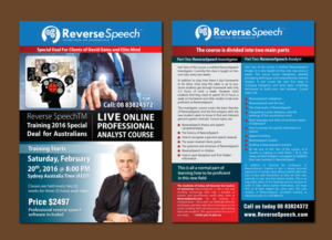 Schreibwaren-Design von meet007 für ReverseSpeech.com | Design: #7670470