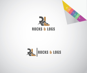Diseño de Logo por creativemood438 para Rocks & Logs Stone Works LLC | Diseño: #7754175