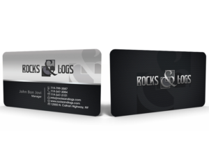 Logo Design by Hardcore Design for Rocks & Logs Stone Works LLC | Design #7743572