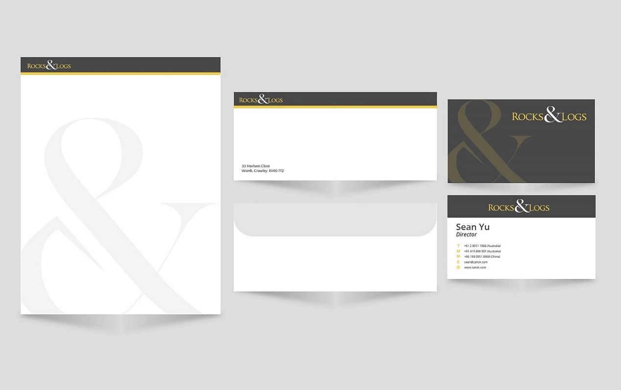 Diseño de Logo por Makdezign14 para Rocks & Logs Stone Works LLC | Diseño #7969223