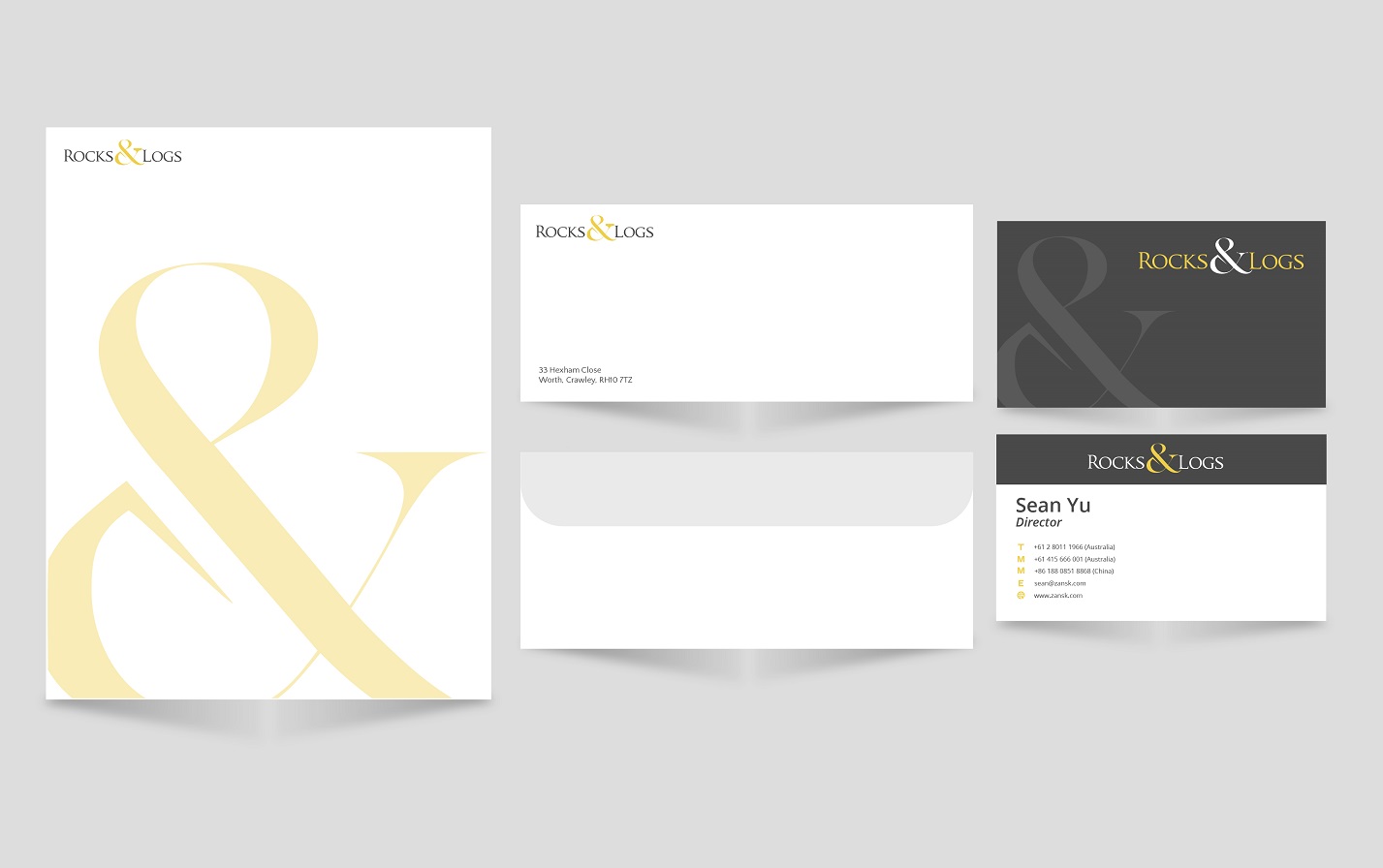 Diseño de Logo por Makdezign14 para Rocks & Logs Stone Works LLC | Diseño #7978920