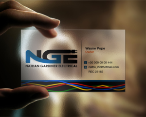 Business Card Design by Pixi Dust for Nathan Gardiner Electrical | Design: #7658514