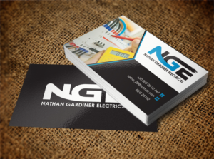 Design de Carte de Visite par Pixi Dust pour Nathan Gardiner Electrical | Design : #7658651