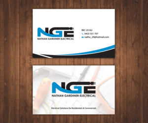 Business Card Design by Stylez Designz for Nathan Gardiner Electrical | Design: #7696978