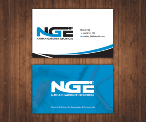 Business Card Design by Stylez Designz for Nathan Gardiner Electrical | Design: #7696981