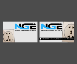 Business Card Design by D-CO for Nathan Gardiner Electrical | Design: #7673038