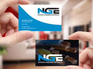 Design de Carte de Visite par Creations Box 2015 pour Nathan Gardiner Electrical | Design : #7669951