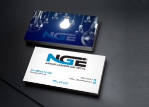 Design de Carte de Visite par Creations Box 2015 pour Nathan Gardiner Electrical | Design : #7669958