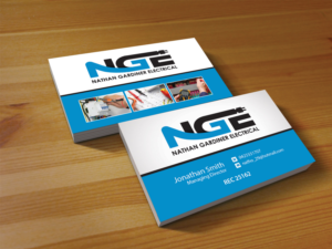Design de Carte de Visite par Creations Box 2015 pour Nathan Gardiner Electrical | Design : #7669966
