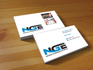 Design de Carte de Visite par Creations Box 2015 pour Nathan Gardiner Electrical | Design : #7669969