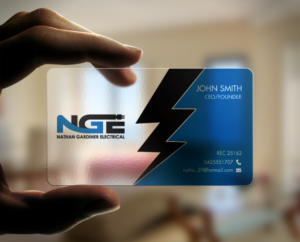 Design de Carte de Visite par chandrayaan.creative pour Nathan Gardiner Electrical | Design : #7675669