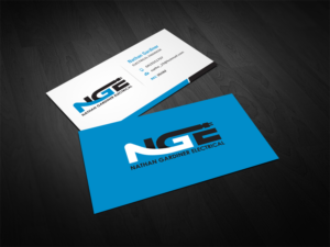 Business Card Design by Owaisias for Nathan Gardiner Electrical | Design: #7666265