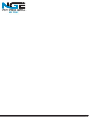Letterhead Design by Parul for Nathan Gardiner Electrical | Design: #7682120