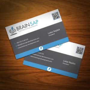 Business Card Design by Abikasirajan for Brainsap GmbH | Design: #7659455