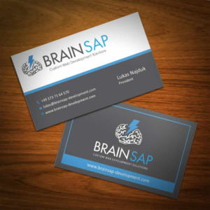 Business Card Design by Abikasirajan for Brainsap GmbH | Design: #7669918