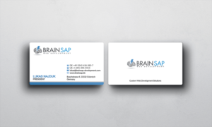 Business Card Design by AFHUN for Brainsap GmbH | Design: #7671564