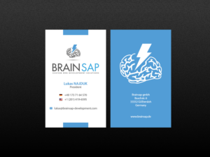 Business Card Design by Creations Box 2015 for Brainsap GmbH | Design: #7678785