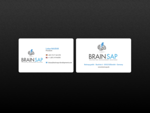 Business Card Design by Creations Box 2015 for Brainsap GmbH | Design: #7678786
