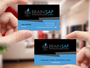 Business Card Design by Creations Box 2015 for Brainsap GmbH | Design: #7678787