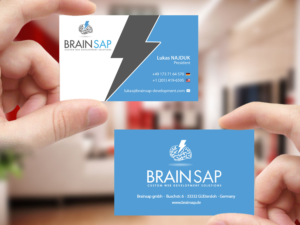 Business Card Design by Creations Box 2015 for Brainsap GmbH | Design: #7678788