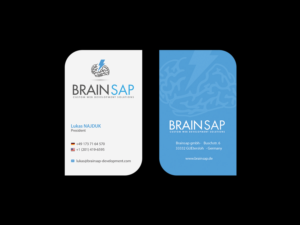 Business Card Design by Creations Box 2015 for Brainsap GmbH | Design: #7678804