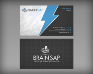 Business Card Design by upwork for Brainsap GmbH | Design #7673207