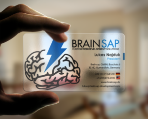 Business Card Design by chandrayaan.creative for Brainsap GmbH | Design: #7668409