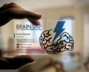 Business Card Design by chandrayaan.creative for Brainsap GmbH | Design: #7668412