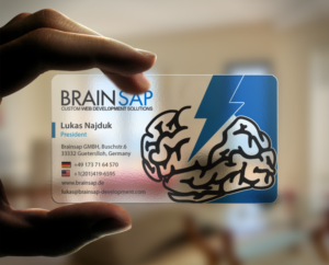 Design de Carte de Visite par chandrayaan.creative pour Brainsap GmbH | Design : #7668413