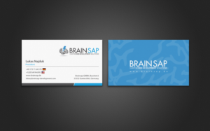 Business Card Design by chandrayaan.creative for Brainsap GmbH | Design: #7668414