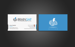 Business Card Design by chandrayaan.creative for Brainsap GmbH | Design: #7668415
