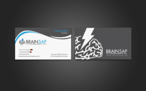 Design de Carte de Visite par chandrayaan.creative pour Brainsap GmbH | Design : #7668416