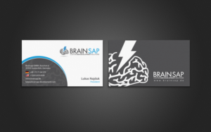 Business Card Design by chandrayaan.creative for Brainsap GmbH | Design: #7668421