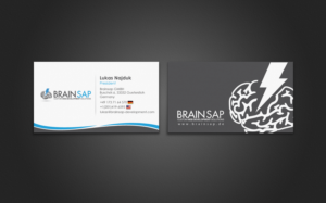 Business Card Design by chandrayaan.creative for Brainsap GmbH | Design: #7668424
