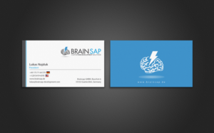 Business Card Design by chandrayaan.creative for Brainsap GmbH | Design: #7668426