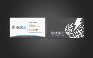 Business Card Design by chandrayaan.creative for Brainsap GmbH | Design: #7668427