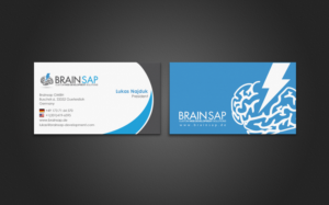 Design de Carte de Visite par chandrayaan.creative pour Brainsap GmbH | Design : #7668428