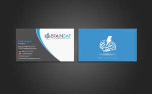 Design de Carte de Visite par chandrayaan.creative pour Brainsap GmbH | Design : #7668429