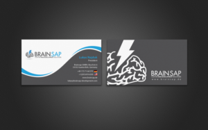 Business Card Design by chandrayaan.creative for Brainsap GmbH | Design: #7668430