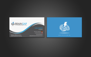 Business Card Design by chandrayaan.creative for Brainsap GmbH | Design: #7668431