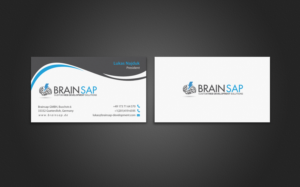 Business Card Design by chandrayaan.creative for Brainsap GmbH | Design #7677605